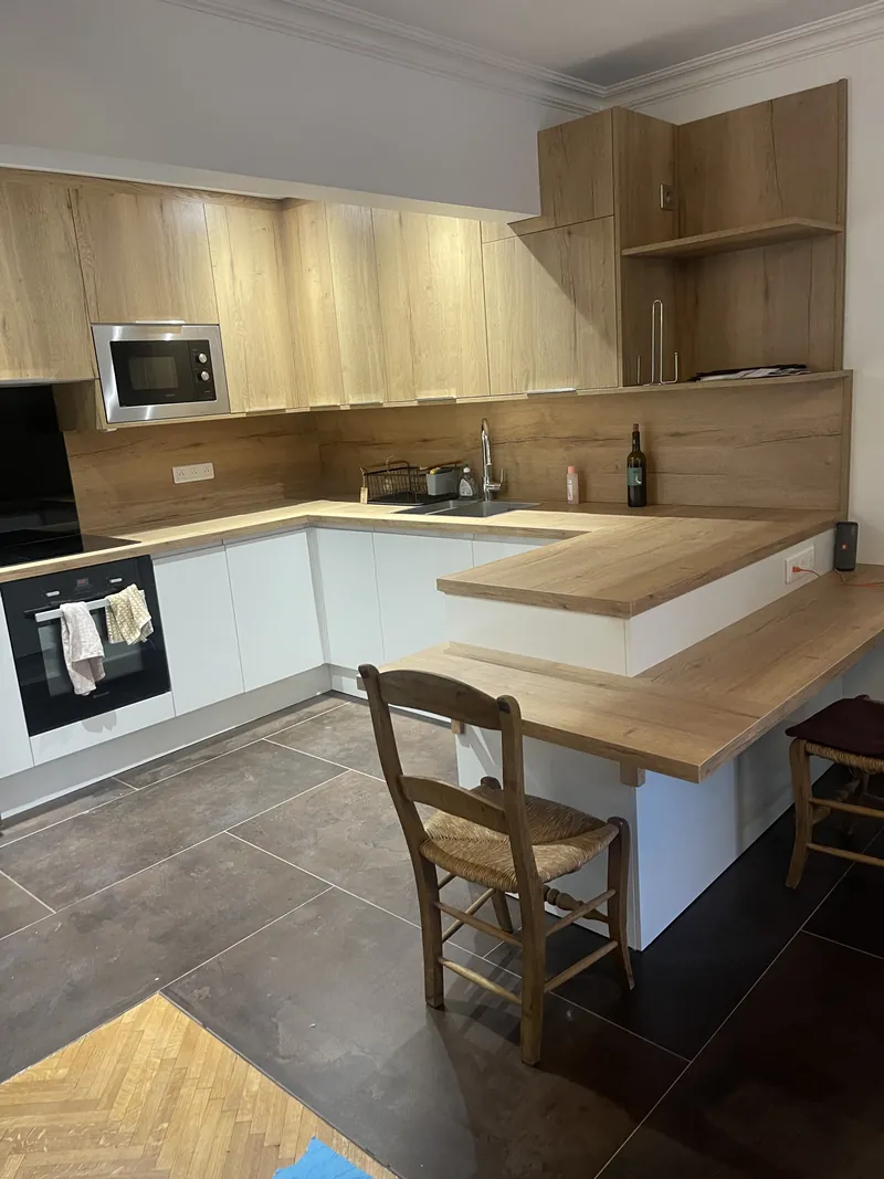 Cuisine en bois sur mesure à Maisons-Alfort, Val-de-Marne